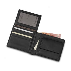 Moleskine Portafoglio Orizzontale Classic In Pelle Con Portamonete Ribaltina Nero 8058647624273