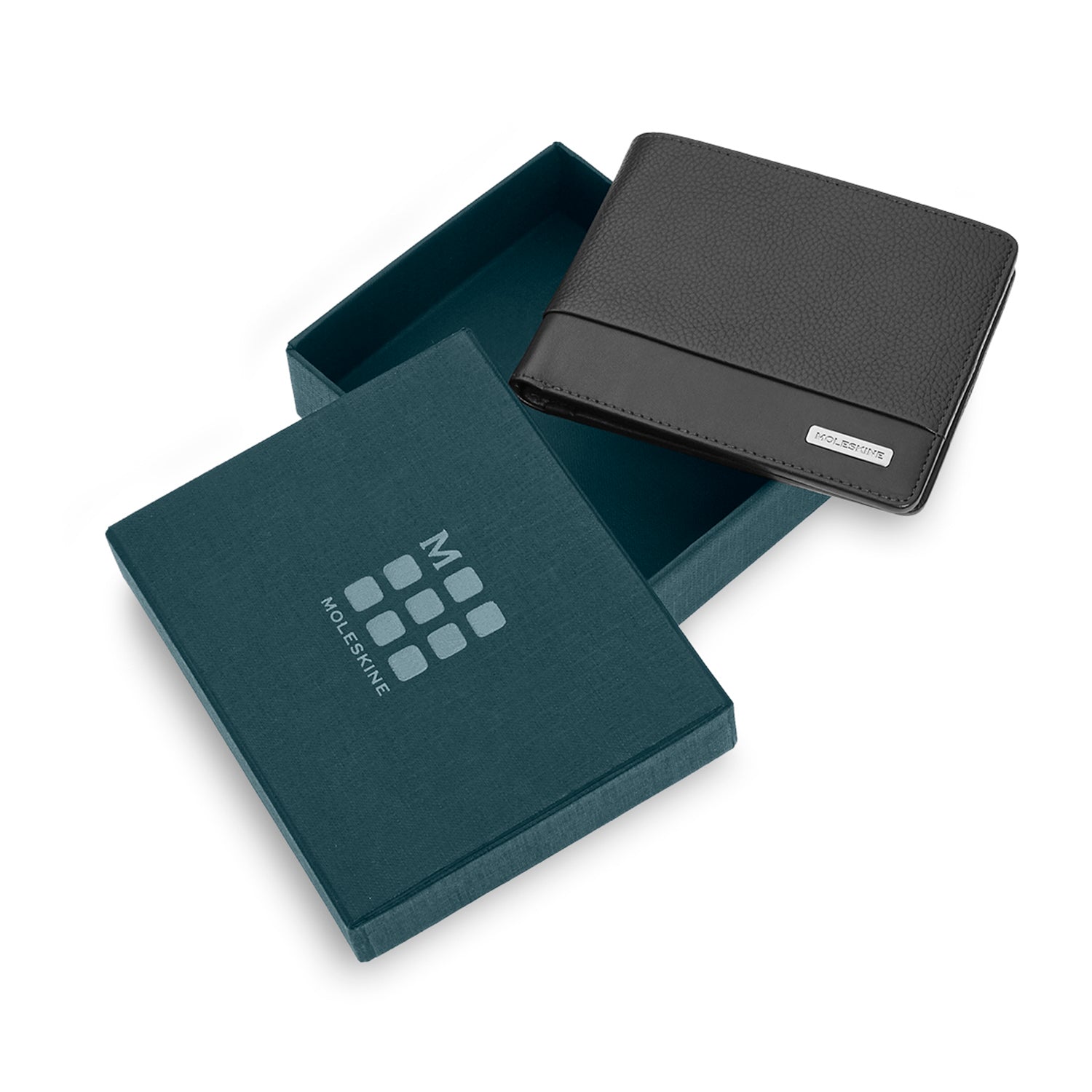 Moleskine Portafoglio Orizzontale Classic Match Con Portamonete Nero 8058647627519