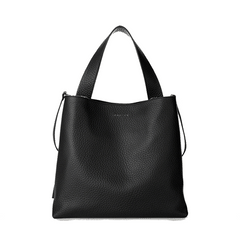 Orciani Borsa A Spalla Jackie Soft In Pelle Nero B02031SOF-NER