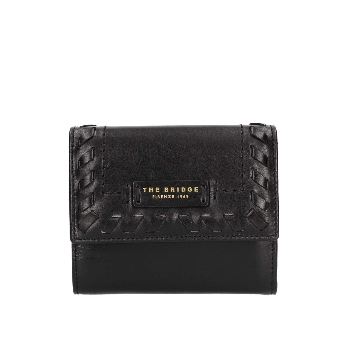 The Bridge Portafoglio Donna Nero/oro 0182094N.30