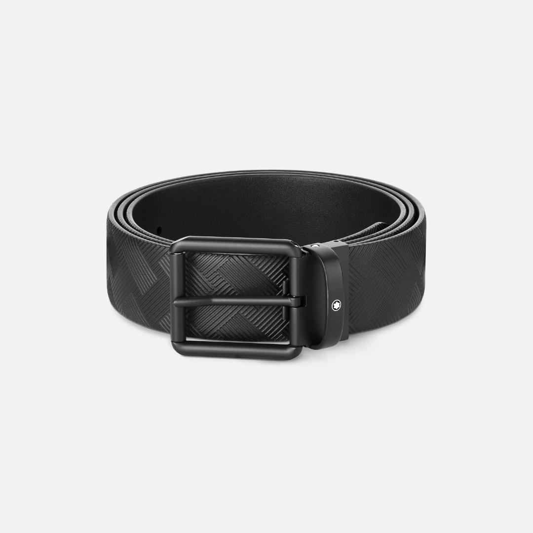 Montblanc  131183 BELT BLACK EXTREME 3.0 REVERS.BLACK LEATHER 35 MM