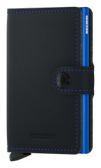 Miniwallet Matte Black & Blue