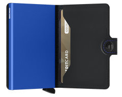 Miniwallet Matte Black & Blue
