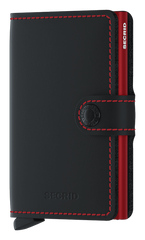 Miniwallet Matte Black & Red