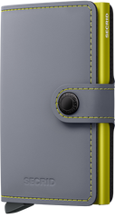 Miniwallet Matte Grey & Lime