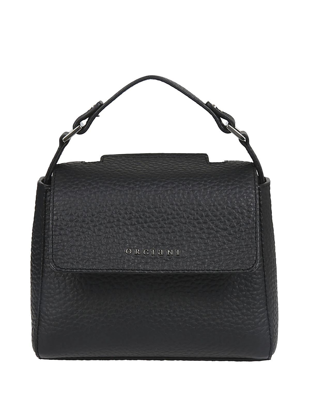 Borsa In Pelle Nera Orciani B02019SOF-001