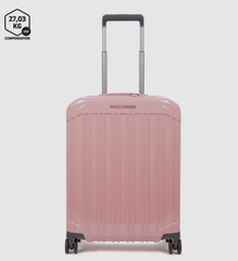 Piquadro BV4425PQL/RO Trolley Cabina Ryanair 4 Ruote In Policarbonato Rosa