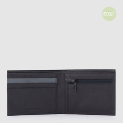 Piquadro PU4823W115R - Portafoglio Uomo Sottile Con Porta Monete Nero