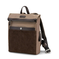 ZAINO   ROOL-TOP   HOLEY   SUEDE