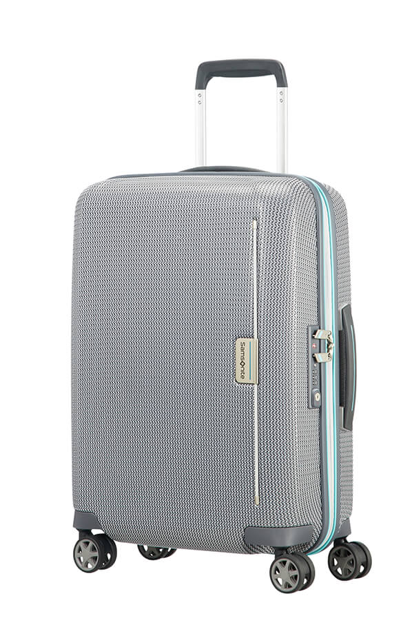 Samsonite Mixmesh Spinner (4 Ruote) 55Cm Grey/capri Blue 106745-7084 CH608001