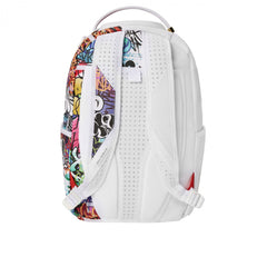 Zaino Sprayground 910B4123NSZ - HALF GRAFF DLX BACKPACK, BIANCO