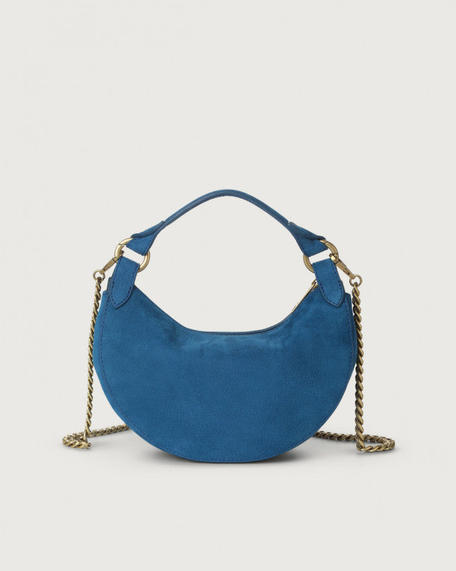 Orciani SD0179NAB-ELT Mini Bag Dumpling Nabucco In Nubuck Con Tracolla Elettrico