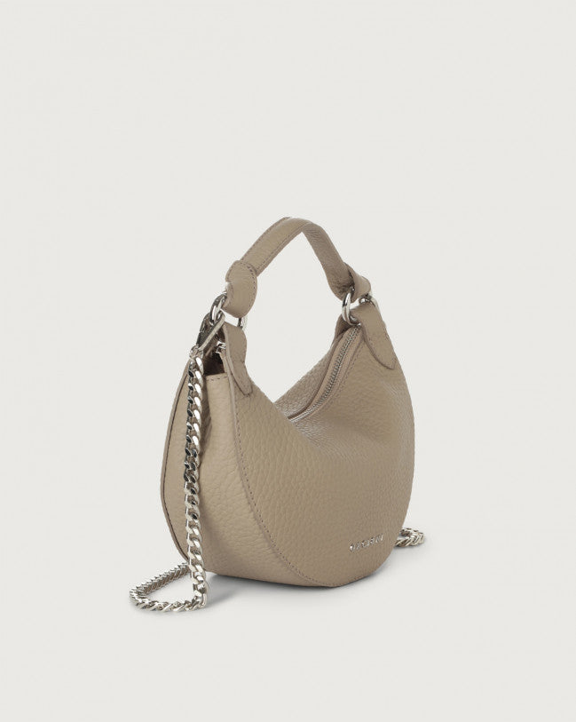 Orciani SD0179SOF-CON Mini Bag Dumpling Soft In Pelle Con Tracolla Conchiglia