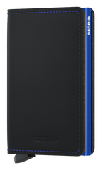 Slimwallet Matte Black & Blue