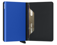Slimwallet Matte Black & Blue