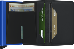 Slimwallet Matte Black & Blue