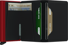 Slimwallet Matte Black & Red