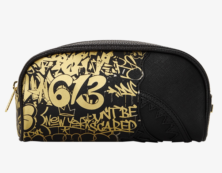 Sprayground 910B5569NSZ- HALF GRAFF GOLD POUCH