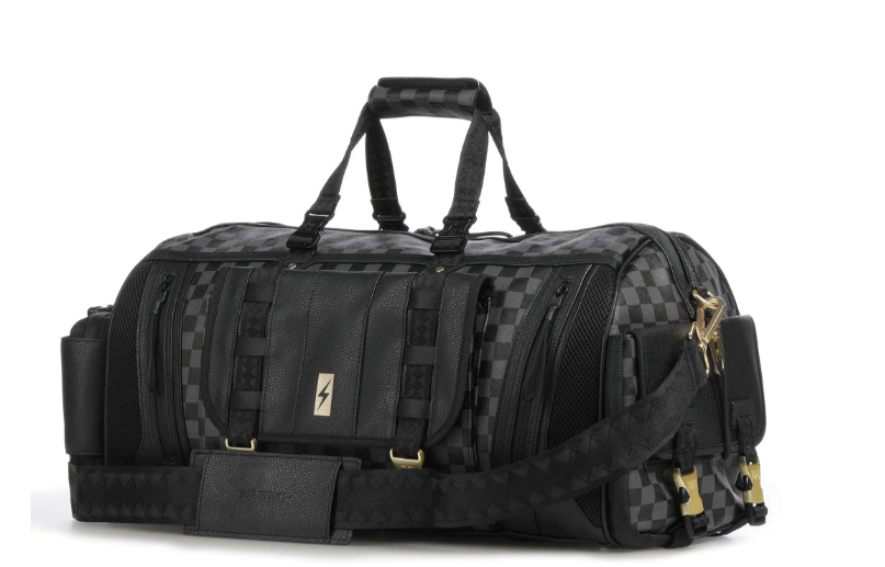 Sprayground 910D5519NSZ - SPECIAL OPS GRAY CHECKERED U  CARGO DUFFLE