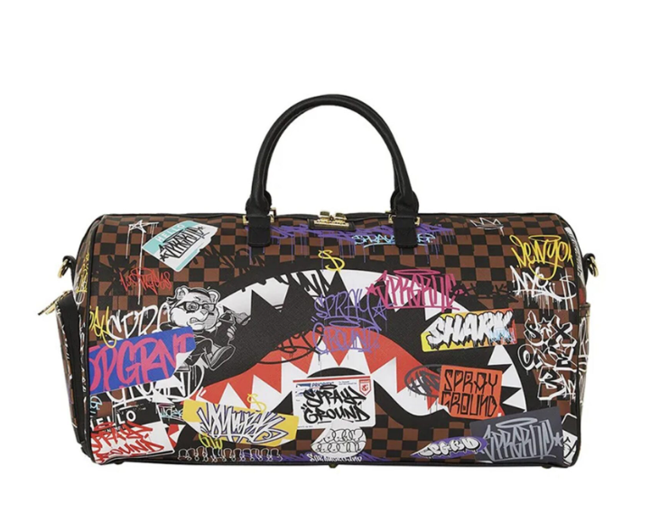 Sprayground 910D5512NSZ - TAGGED UP SIP EMPEROR DUFFLE