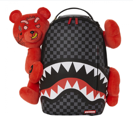 De Santis Sprayground 910B5033NSZ - Zaino Diablo Bearhug Bear, Zaino unico con stile unico