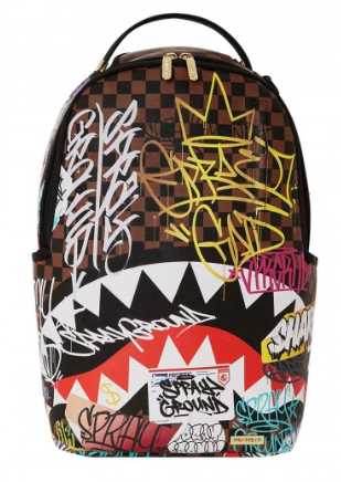 SPRAYGROUND ZAINO 910B5119NSZ - TAGGED UP SHARKS IN PARIS