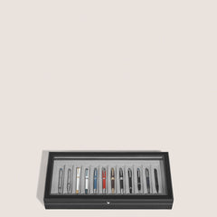 Cofanetto da Collezione per 12 Strumenti da Scrittura in Legno Laccato