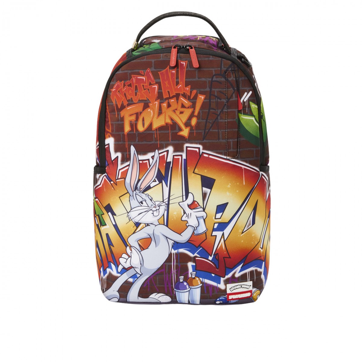 Zaino Sprayground 910B4383NSZ - LOONEY TUNES GRAFF DLXR BACKPACK, MARRONE