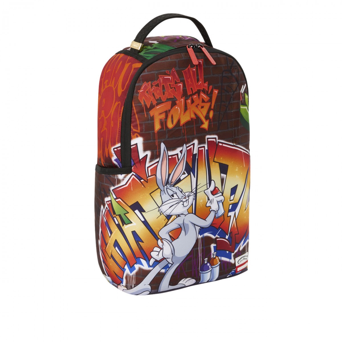 Zaino Sprayground 910B4383NSZ - LOONEY TUNES GRAFF DLXR BACKPACK, MARRONE