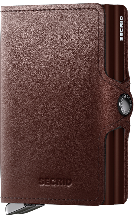 Secrid TDU-DARK BROWN Premium  Twin wallet Dusk Dark Brown